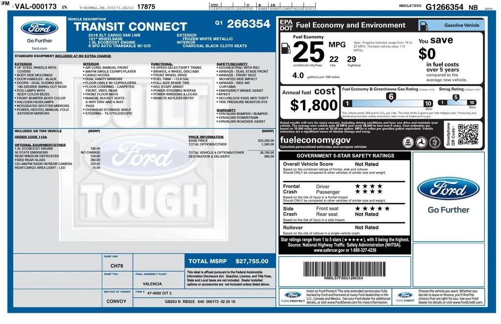 ford transit connect 2016 NM0LS7FX6G1266354 image ford transit connect 2016 NM0LS7FX6G1266354 image